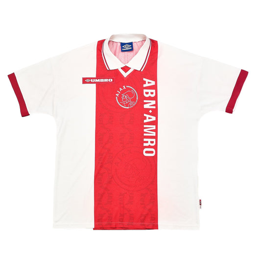 CULT KITS - 1998/99 AJAX HOME SHIRT (XL) UMBRO