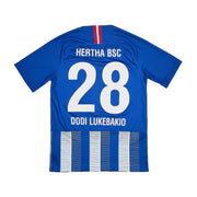 2018/19 Hertha Berlin Dodi Lukebakio #28 Home Shirt (S) Nike