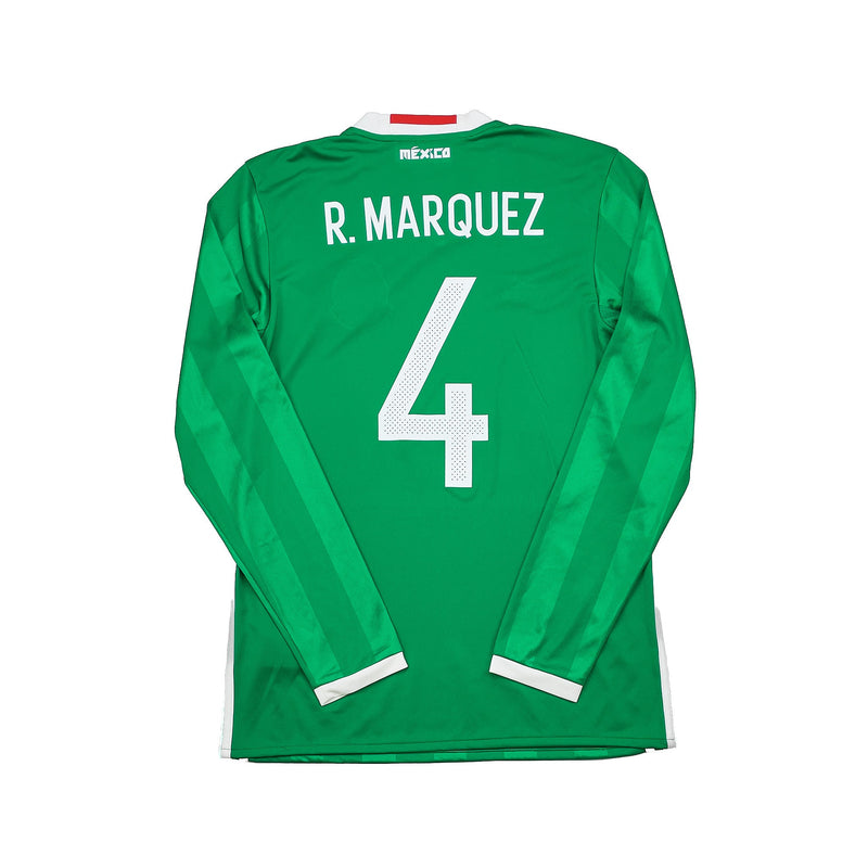 2016/17 MEXICO R.MARQUEZ #4 L/S HOME SHIRT (M) ADIDAS