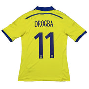 2014/15 Chelsea Drogba #11 Away Shirt (S) Adidas