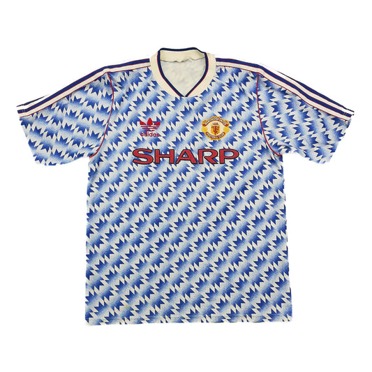 1990/92 MANCHESTER UNITED AWAY SHIRT (M) ADIDAS, Cult Kits