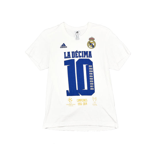 CULT KITS - 2014/15 REAL MADRID 'LA DECIMA' T-SHIRT (S) ADIDAS