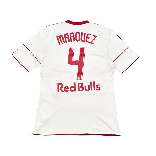 CULT KITS - 2010/11 NEW YORK RED BULLS R.MARQUEZ #4 HOME SHIRT (M) ADIDAS