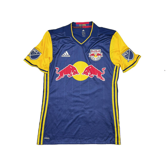 2016 NEW YORK RED BULLS *AUTHENTIC* AWAY SHIRT (M) ADIDAS
