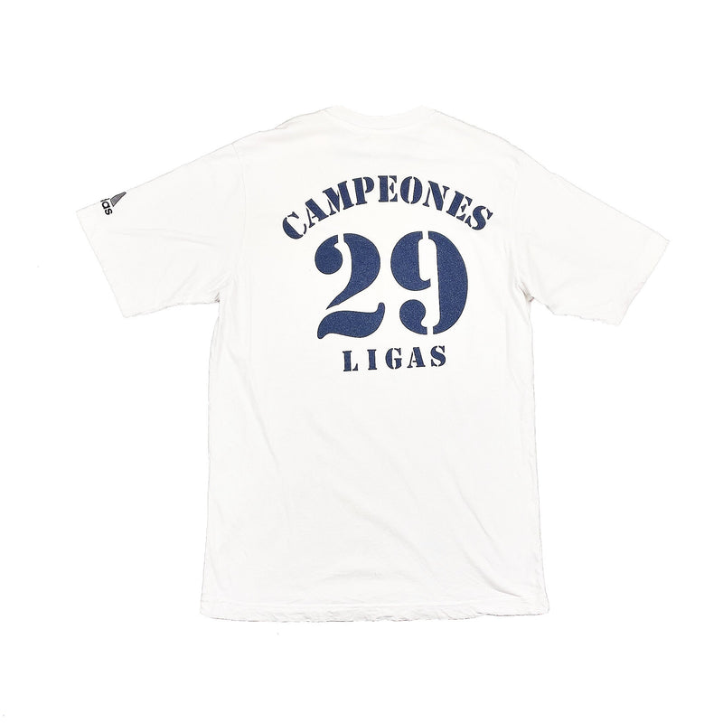 2002/03 REAL MADRID '29 CHAMPIONS' T-SHIRT (S) ADIDAS