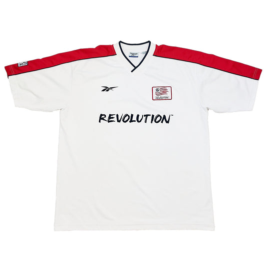 CULT KITS - 1999 NEW ENGLAND REVOLUTIONS AWAY SHIRT (L) REEBOK