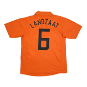2006/08 Netherlands Landzaat #6 Home Shirt (M) Nike