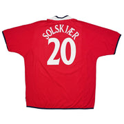 2000/02 Norway Solskjaer #20 Home Shirt (XXL) Umbro