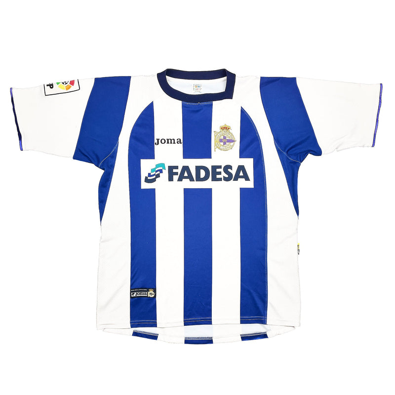 CULT KITS - 2004/05 DEPORTIVO LA CORUNA HOME SHIRT (XL) JOMA