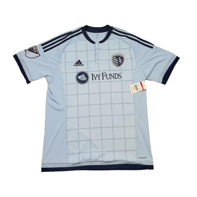 2015/17 SPORTING KANSAS CITY *BNWT* HOME SHIRT (L) ADIDAS