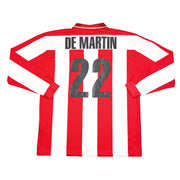 2003/04 Vicenza De Martin #22 *Match Issue* Home Shirt (XL) Biemme