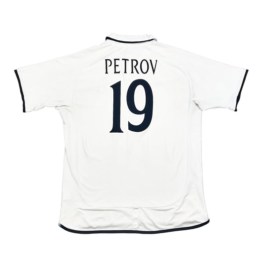 2001/02 CELTIC PETROV #19 AWAY SHIRT (XXL) UMBRO