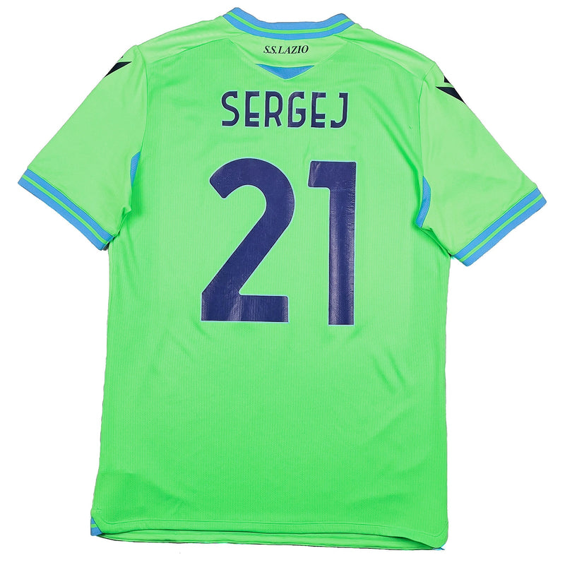 CULT KITS - 2020/21 LAZIO SERGEJ #21 AWAY SHIRT (XL) MACRON