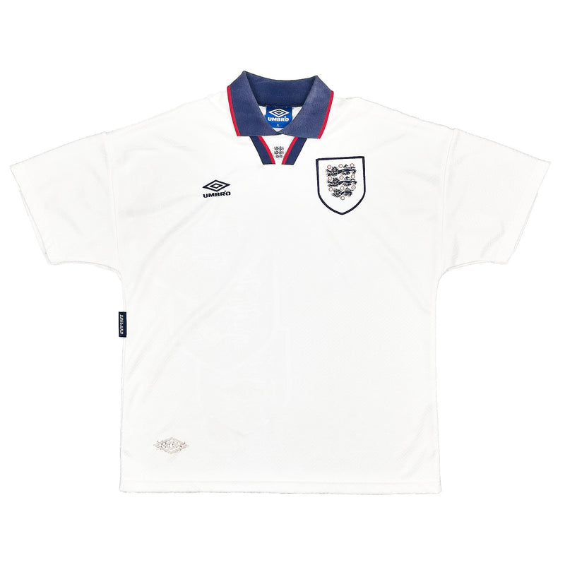CULT KITS - 1993/95 ENGLAND HOME SHIRT (XL) UMBRO