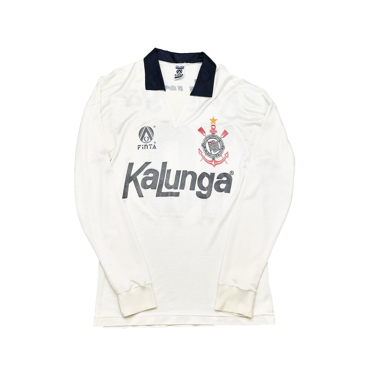 1990/92 CORINTHIANS #10 L/S HOME SHIRT (M) FINTA
