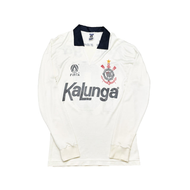 1990/92 CORINTHIANS #10 L/S HOME SHIRT (M) FINTA