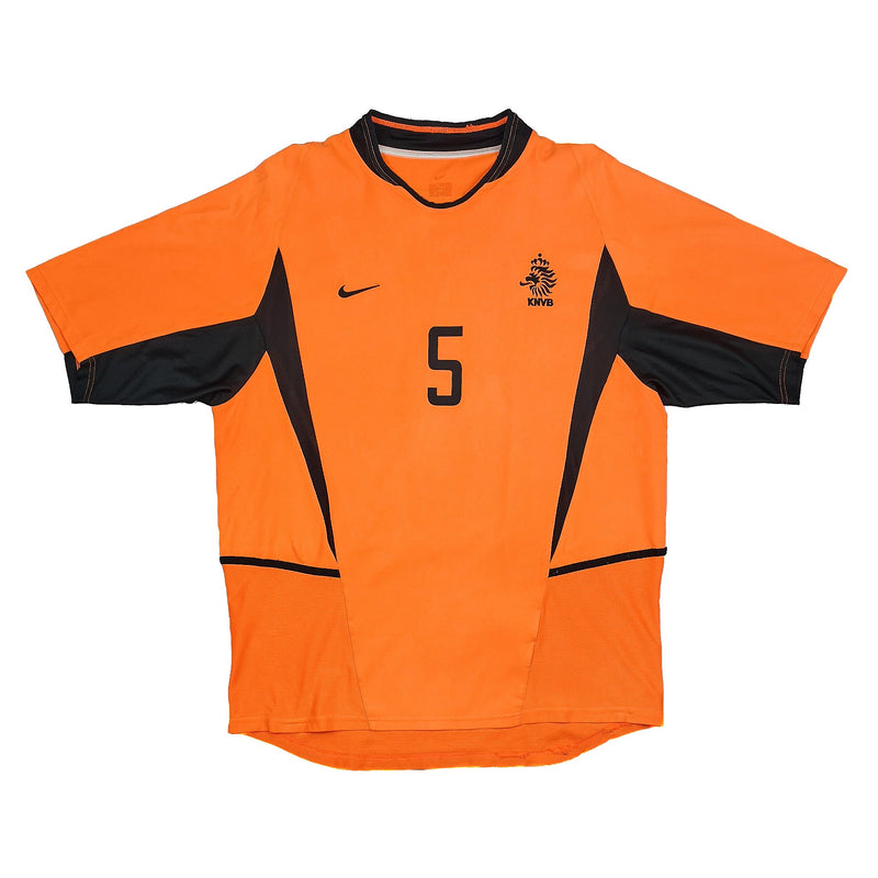 CULT KITS - 2002/04 NETHERLANDS ZENDEN #8 HOME SHIRT (L) NIKE