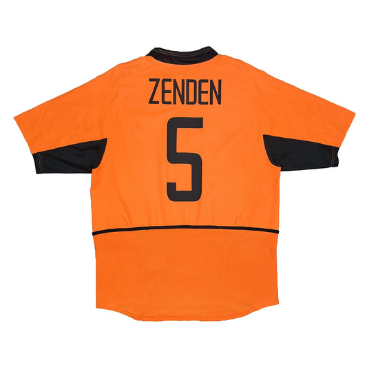 CULT KITS - 2002/04 NETHERLANDS ZENDEN #8 HOME SHIRT (L) NIKE