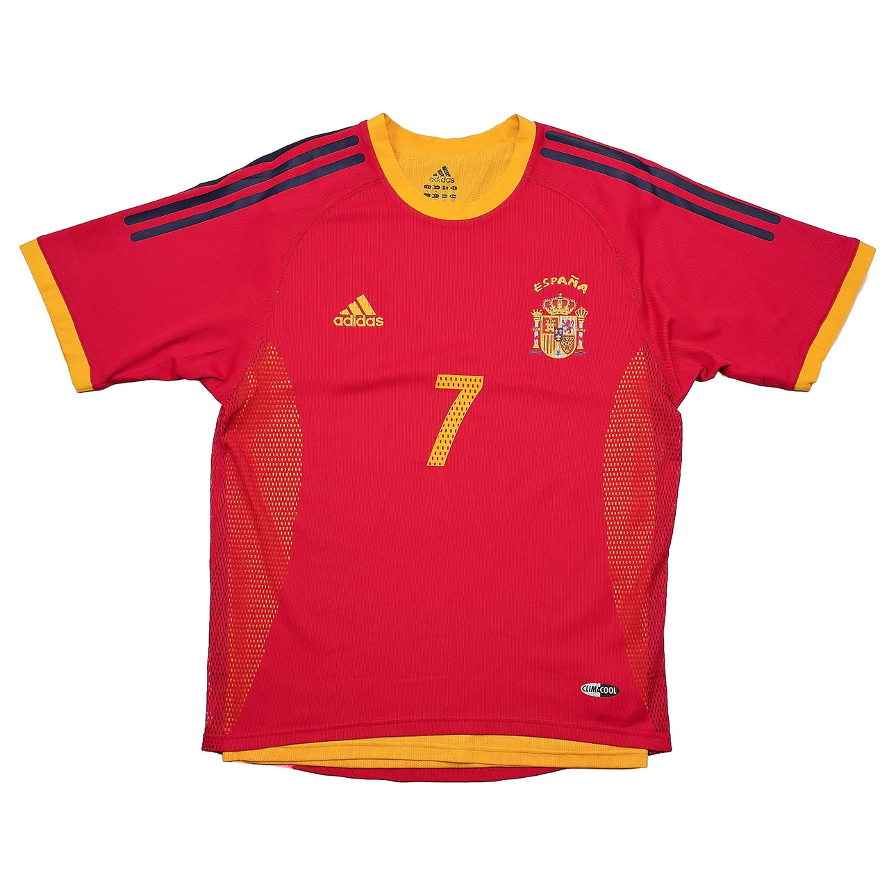 CULT KITS - 2002/04 SPAIN RAUL #7 *PLAYER ISSUE* HOME SHIRT (S) ADIDAS