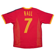 2002/04 Spain Raul #7 *Player Issue* Home Shirt (S) Adidas
