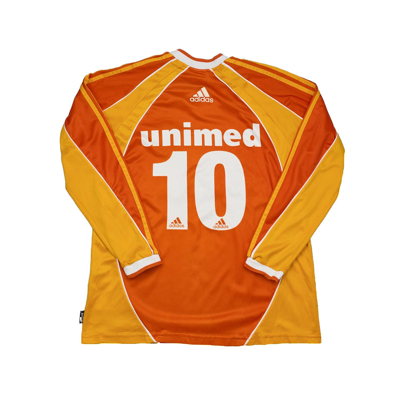 CULT KITS - 2002 FLUMINENSE #10 L/S THIRD SHIRT (M) ADIDAS