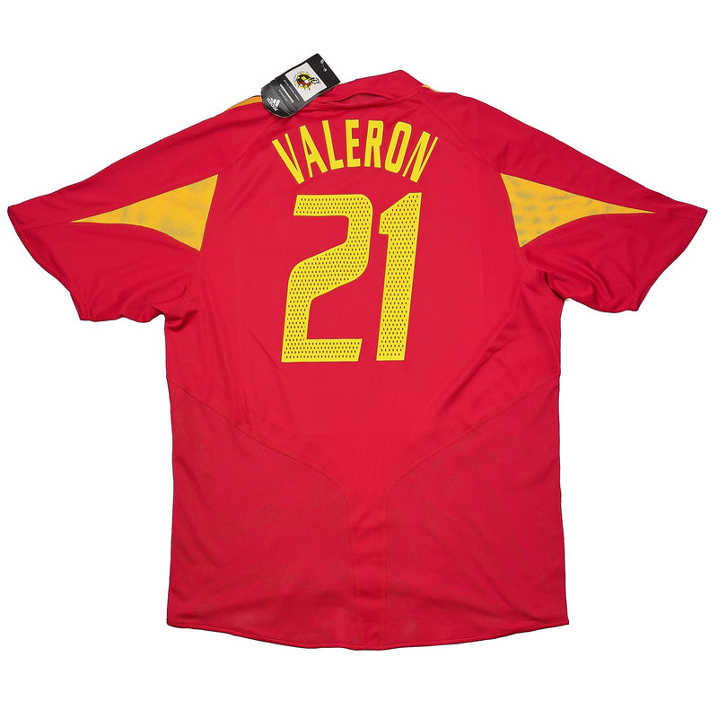 2004/06 SPAIN VALERON #21 *BNWT* HOME SHIRT (XL) ADIDAS