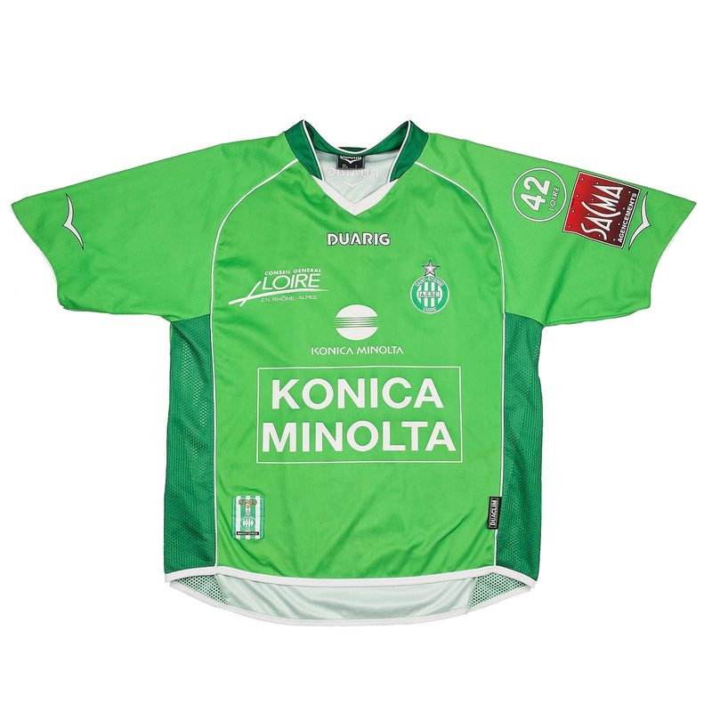 2004/05 ST ETIENNE CLAUDE #10 HOME SHIRT (L) DUARIG