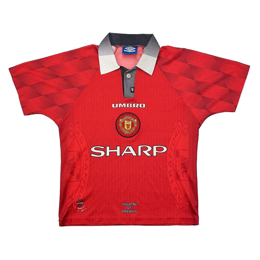 CULT KITS - 1996/98 MANCHESTER UNITED HOME SHIRT (Y) UMBRO