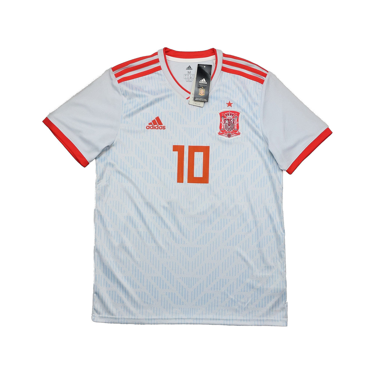 2018/19 SPAIN THIAGO #10 *BNWT* AWAY SHIRT (M) ADIDAS
