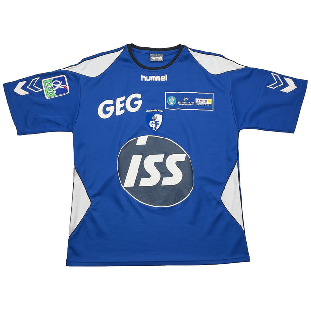 CULT KITS - 2007/08 GRENOBLE EL MOUBARKI #28 *MATCH ISSUE* HOME SHIRT (L) HUMMEL
