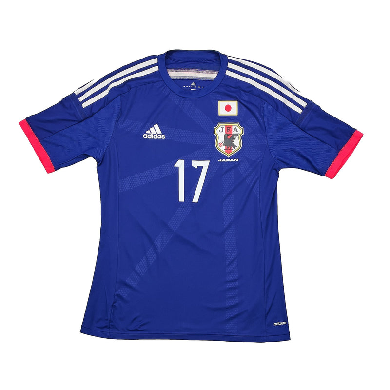 2013/15 JAPAN HASEBE #17 *PLAYER ISSUE* HOME SHIRT (M) ADIDAS