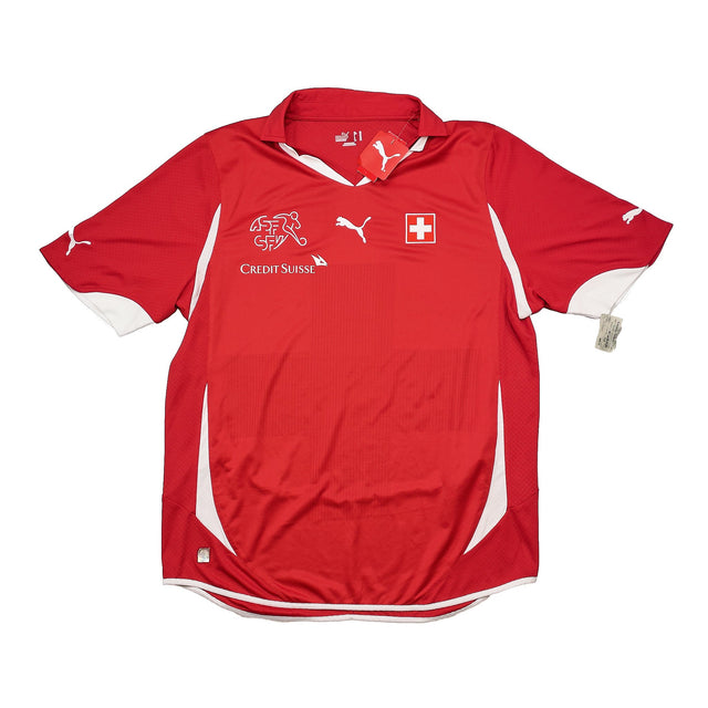 2010/11 SWITZERLAND *BNWT* SQUAD SIGNED HOME SHIRT (XL) PUMA
