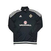2015/16 Northern Ireland 1/2 Zip Training Top (M) Adidas