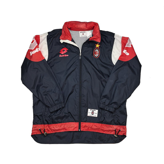 1995/96 AC MILAN TRAINING JACKET (M) LOTTO