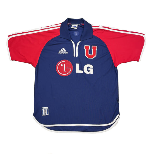 CULT KITS - 2001/02 UNIVERSIDAD DE CHILE HOME SHIRT (L) ADIDAS