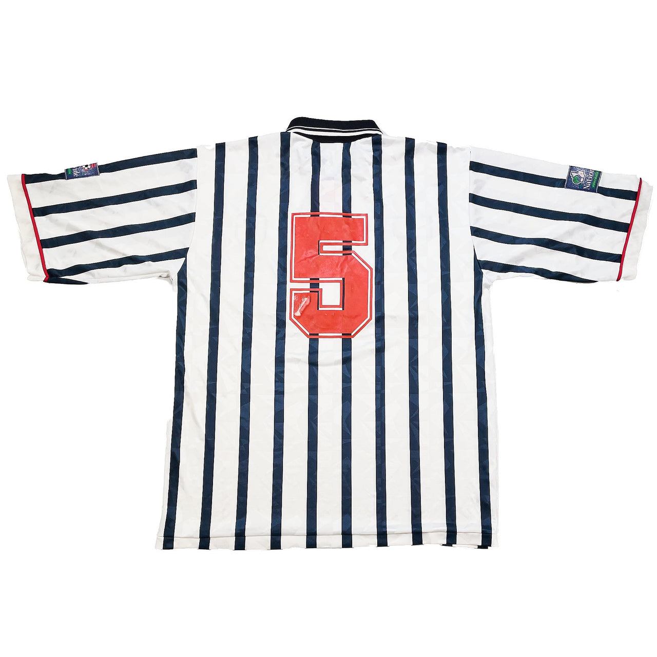 1996/98 BRENTFORD #5 *MATCH ISSUE* AWAY SHIRT (L) COBRA SPORTS