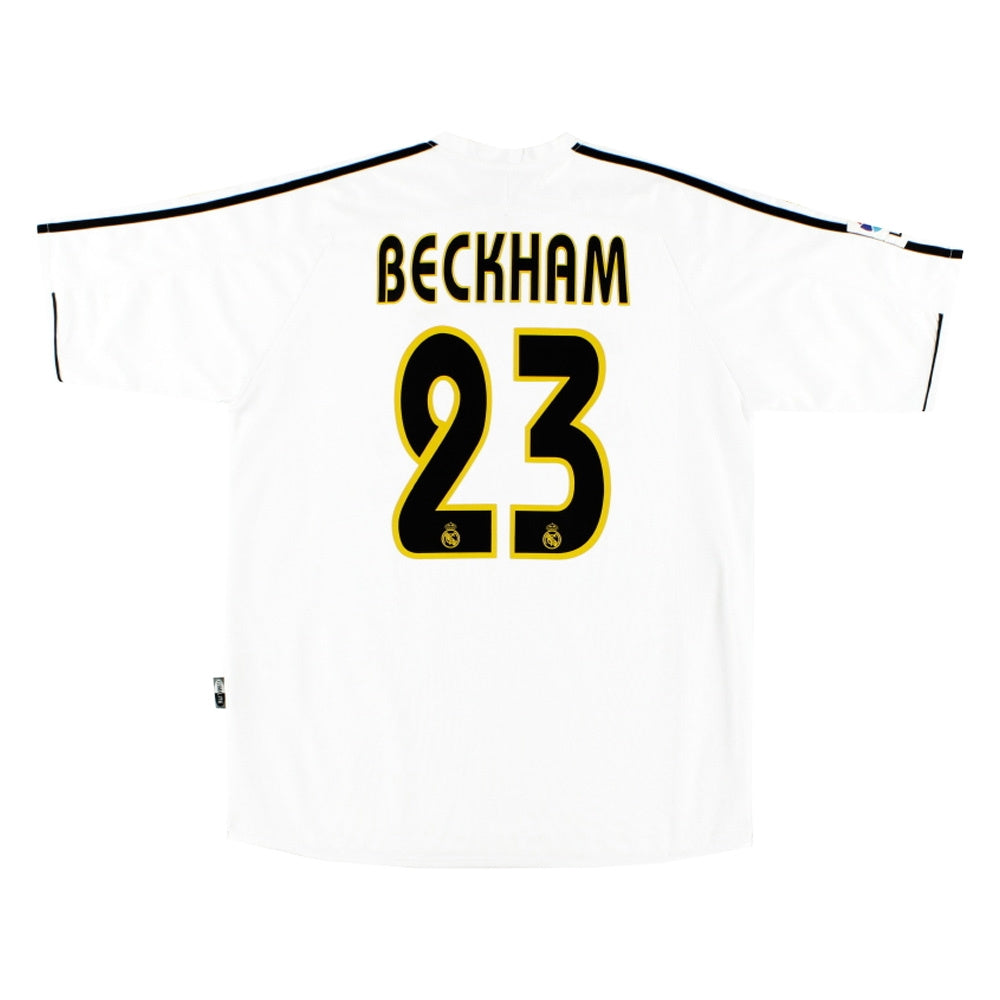 David Beckham Real cheapest Madrid La Liga Jersey Size L Men