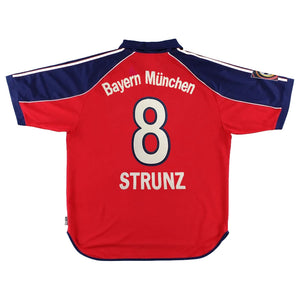 Bayern Munich 1999-01 Home Shirt #8 Strunz ((Very Good) XL)_0