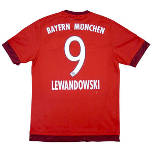 Bayern Munich 2015-16 Home Shirt #9 Lewandowski (2XL) ((Excellent) XXL)_0