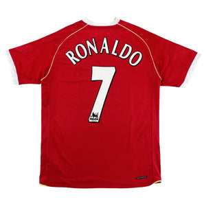 Manchester United 2006-07 Home Shirt (Ronaldo #7) ((Excellent) XL)_0