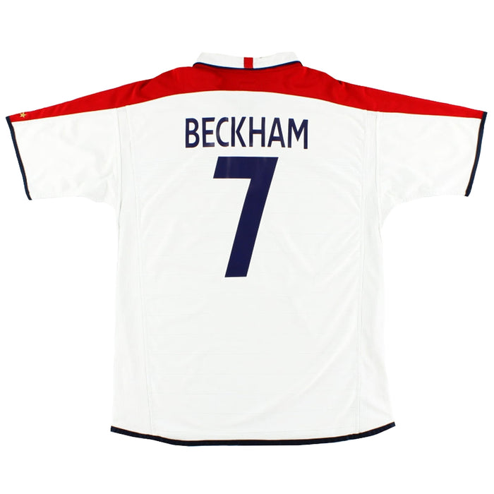 England 2003-05 Home Shirt (Beckham #7) ((Excellent) XL)