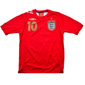 England 2006-08 Away Shirt (Owen #10) ((Very Good) M)_1