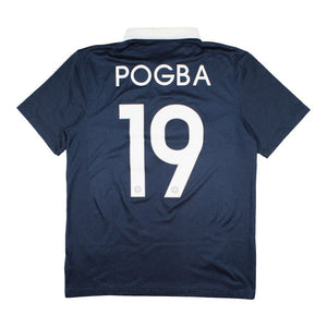 France 2014-2015 Home Shirt (Pogba #19) ((Excellent) M)_0