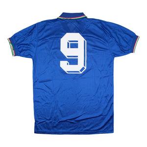 Italy 1990-91 Home Shirt (#9) ((Excellent) M)_1