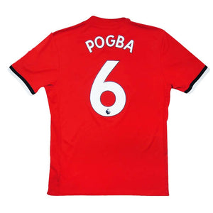 Manchester United 2017-18 Home Shirt - Pogba #6 ((Excellent) S)_1