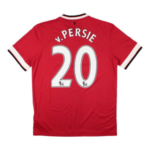 Manchester United 2014-2015 Home Shirt (v.Persie 20) ((Excellent) M)_0