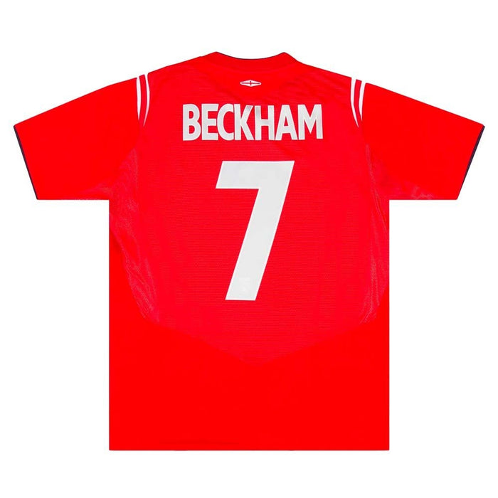 England 2004 Away Shirt (Beckham 7) ((Excellent) S)