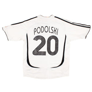 Germany 2005-07 Home Shirt (Podolski #20) ((Fair) S)_0