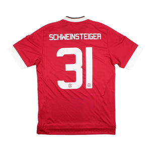 Manchester United 2015-16 Home Shirt (Schweinsteiger #31) ((Very Good) S)_0