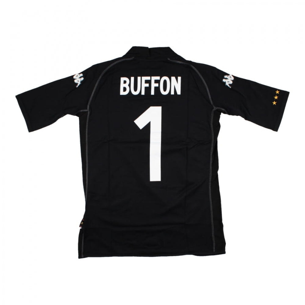 Kappa ITALIA イタリア代表 シャツ 黒 buffon Kappa ITALIA イタリア代表 シャツ 黒 buffon